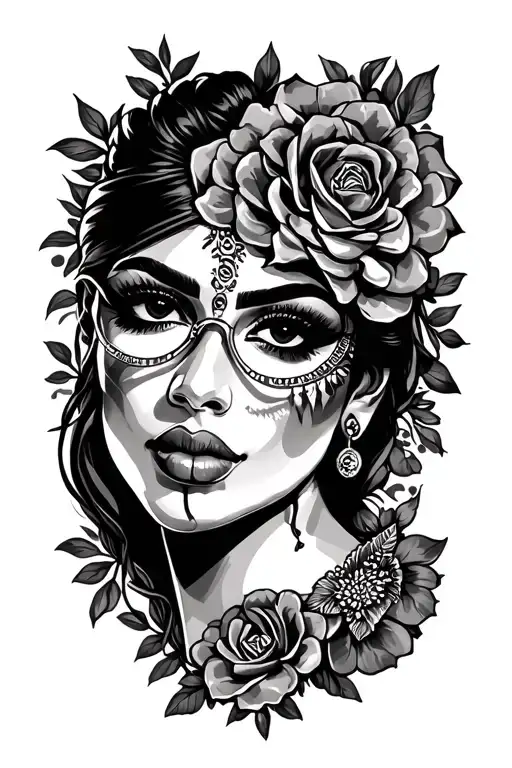 Chicano Style Tatoo Saying Nena