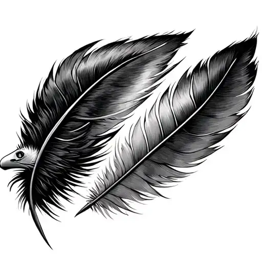 Lightning Transition To Eagle Feather