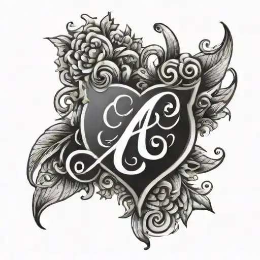 Design With Letter Anshika My Love