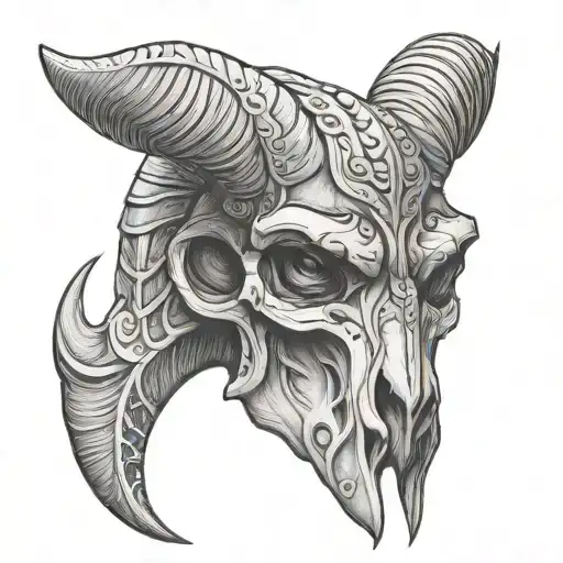 Ram Skull Viking