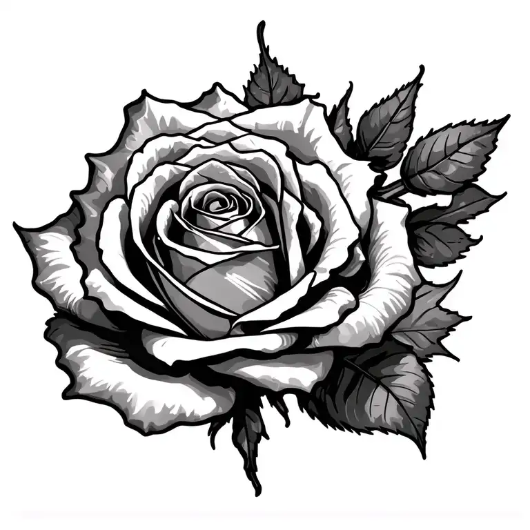 Rose With A Write Up ''Believe You Can And You're Halfway There