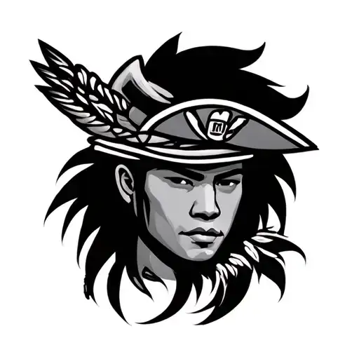 Filipino Tribal With Usn Navy Iconography