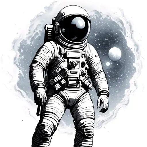 The Astronaut Holds The Rupture Of The Universe With Confusing