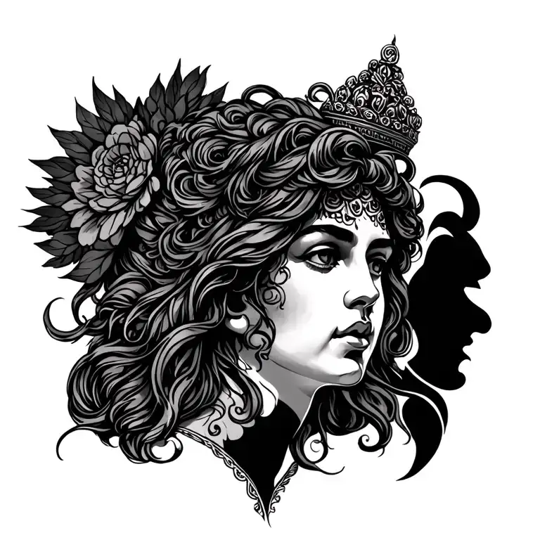 Greek Goddess For The Back