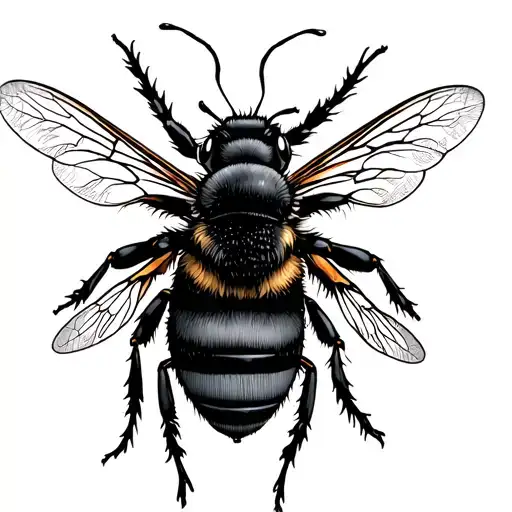 Fire Flames Bee Family