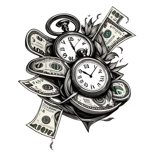 Time Is Money Clock