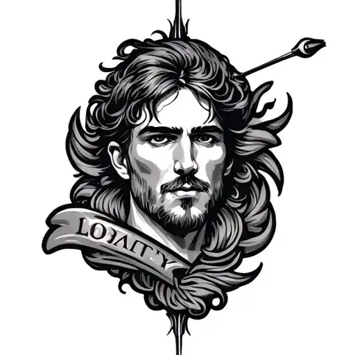 Create A Mens Leg Tatoo Inspired In Loyalty