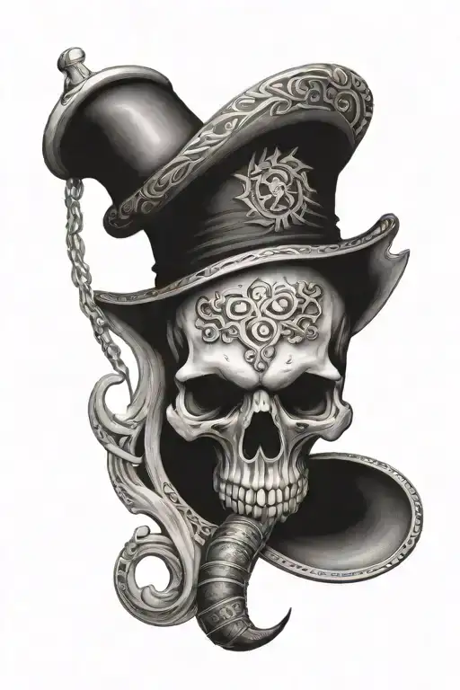 Skull With A Shofar