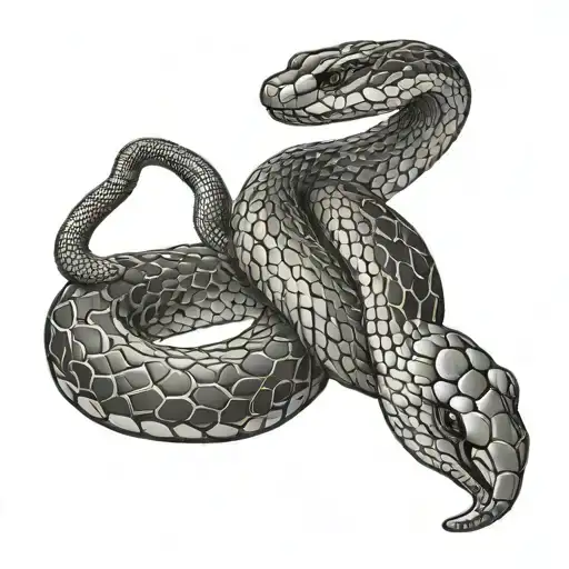 A Snake With Just 3 Small Ripples