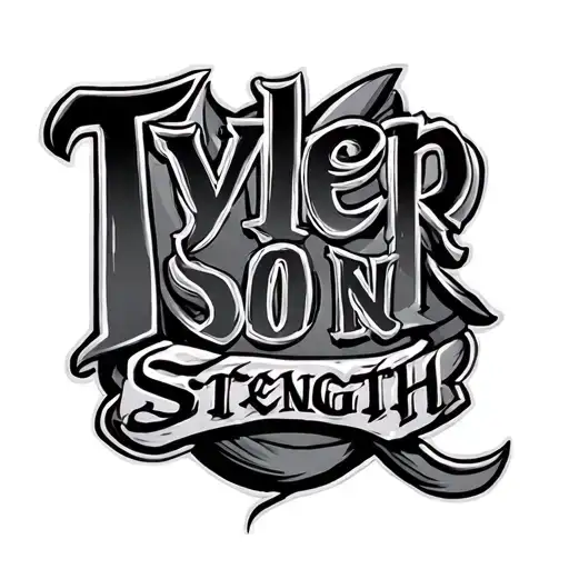 My Son Name Tyler Strength