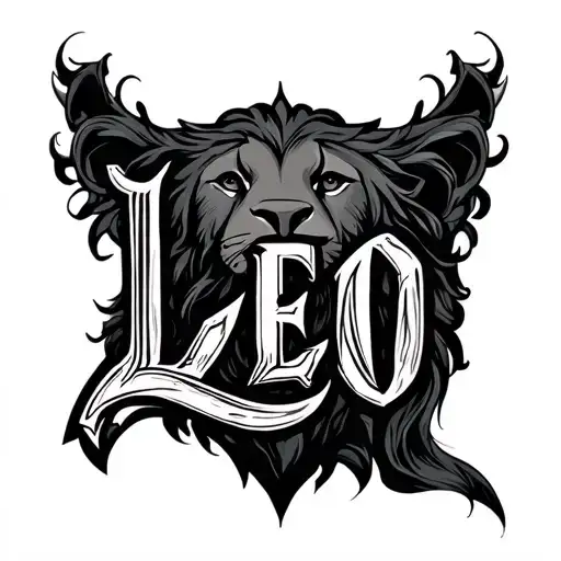 Leo Lettering Complemented