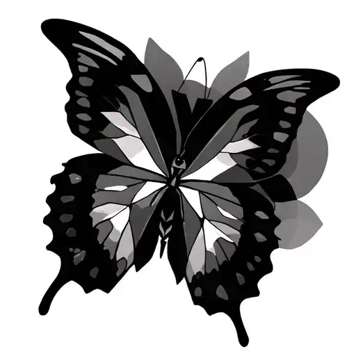 Geometric Nature Butterfly