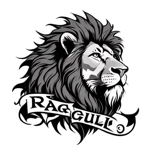 Lion With Ragull Name