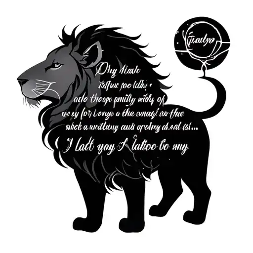 Include A Quote Inspired By Loyalty And Family With Leo Zodiac Sign