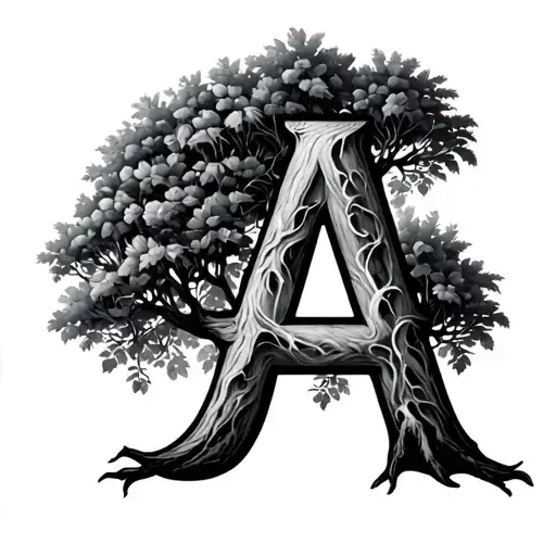 Letter A Family Tree