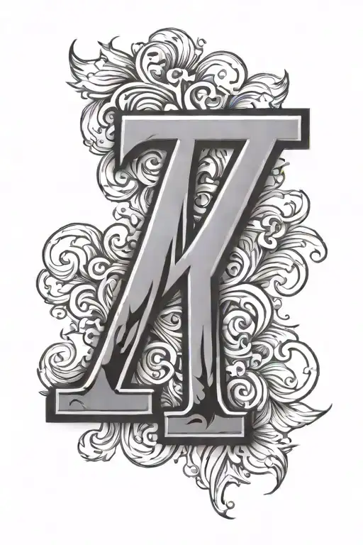 Gangsta Letter M That Represents