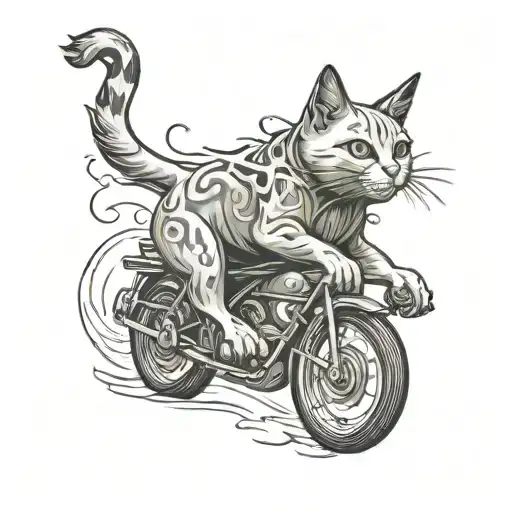 Ghost Cat Riding