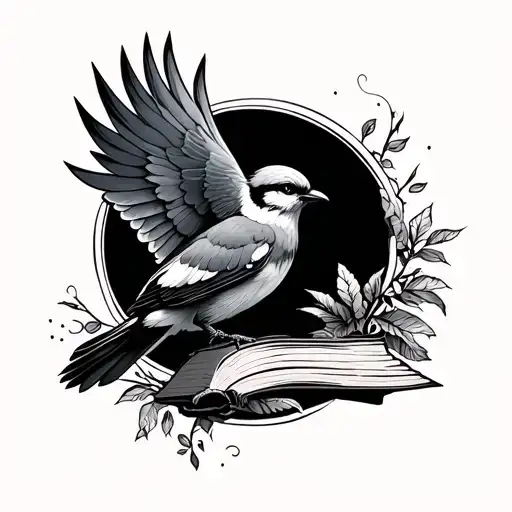 Book Bird Flying