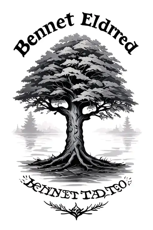 Tree With Name Bennett Eldred