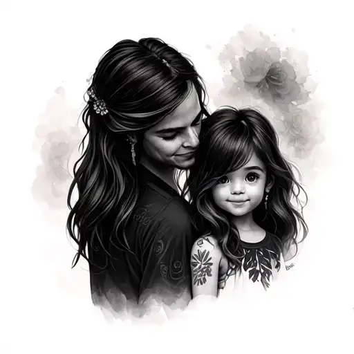 Wife And Daughter For Dad