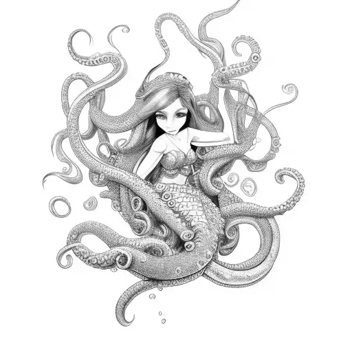 Mermaid Full Body Tentacles For Hair