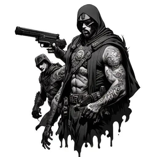 Gaming Characters Full Sleeve