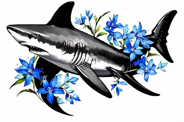 Shark And Bluebonnets