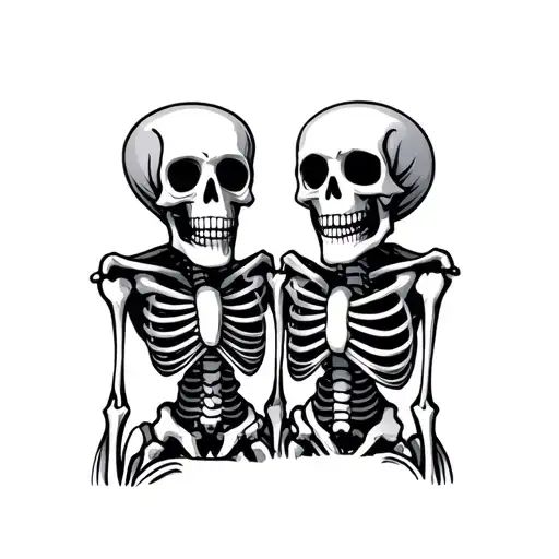 Old Disney Style Skeletons