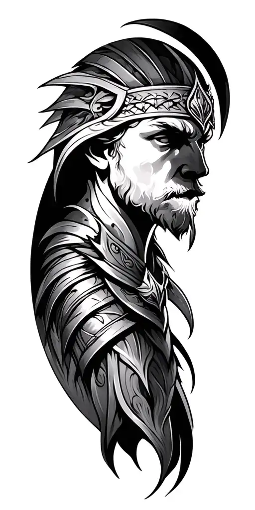 Norse Mythology Tattoo Design Inspired