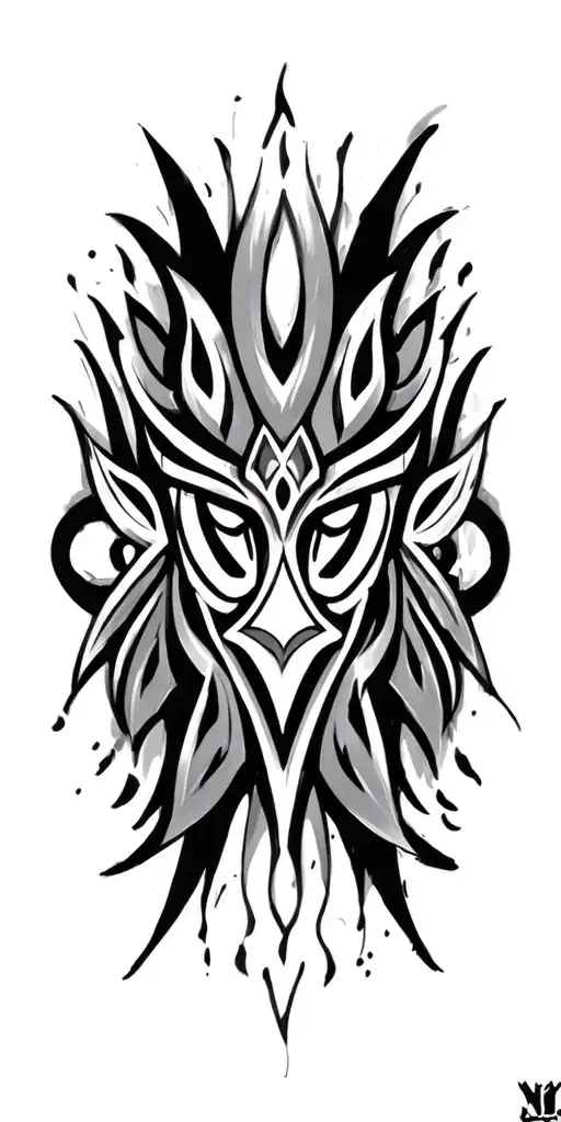 Nordic Maori Design Me One Sketch Style