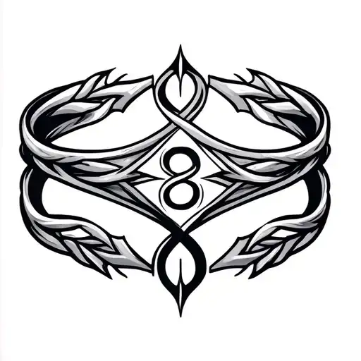 Create A Tribal Bracelet Tattoo With Rebirth Symbol