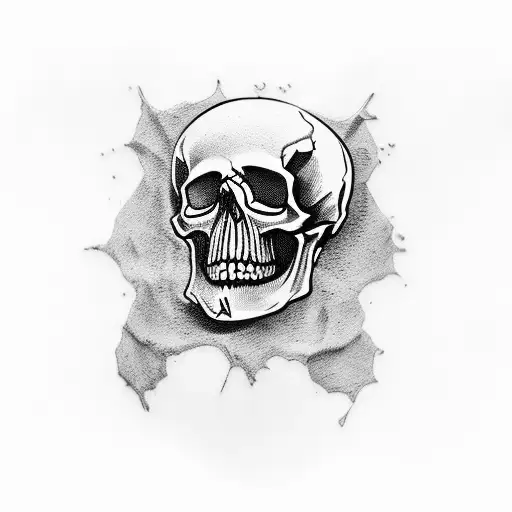 Skull On Arm