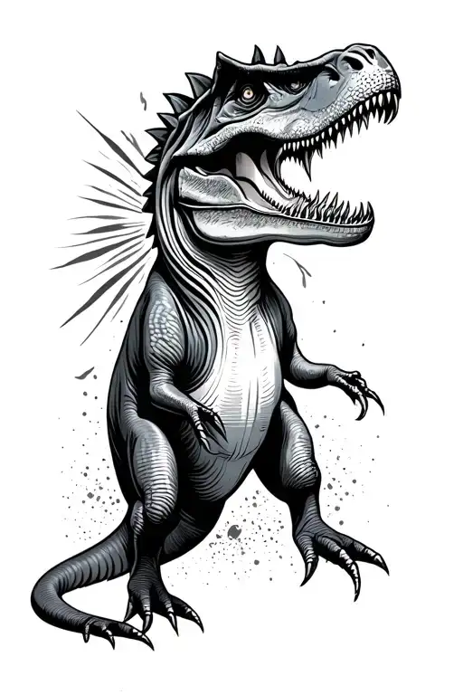 Dinosaur Respect The Past Create The Future