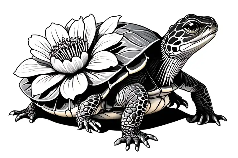 Cherry Flower Lizard Turtle
