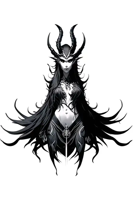 Demon Samoerai With Dark Spirit Vibes