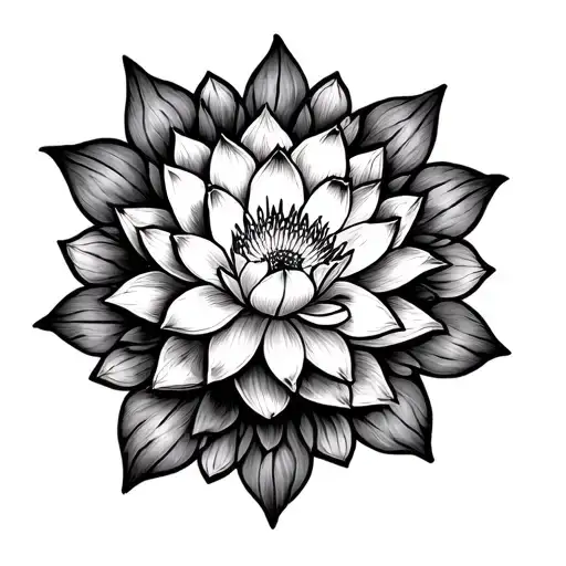 Lotus Blume Mandala