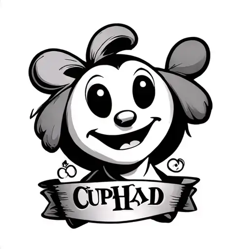 In The Style Of Cuphead Disney Style