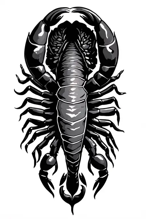 Zodiac Scorpio Black Ornamentals