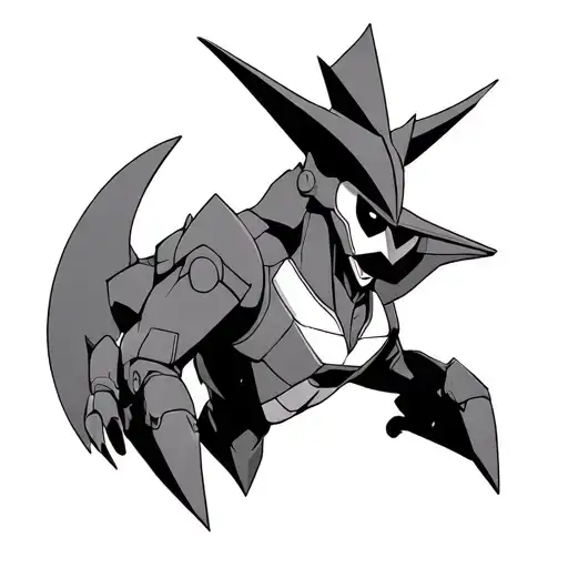 A Mixture Of Goldorak Albatros And Ulysse31 In Fine Lines And Black And White