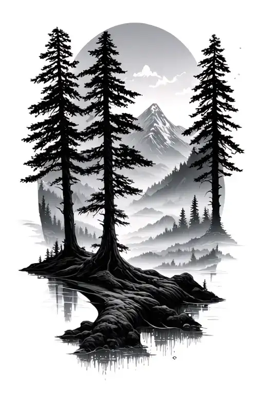 Nature Mountains Trees