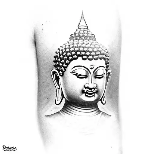 Buddha Con Venda En Los Ojos