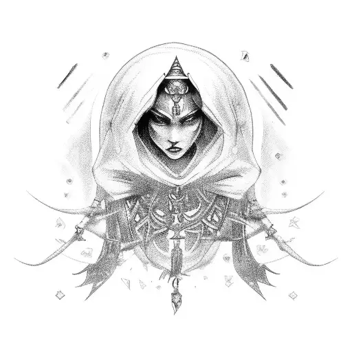 High Priestess Witch Scene