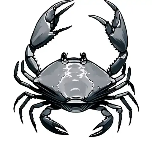 Fish And Crab Underwater Scene