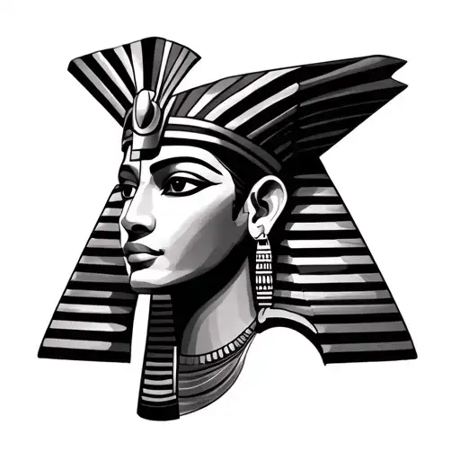 Black Egyptian Neffertiti