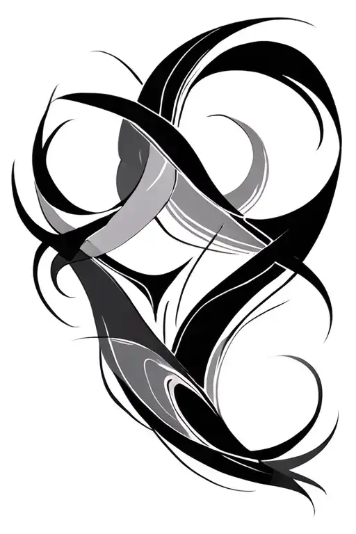 Simple But Abstract Tatoo Design