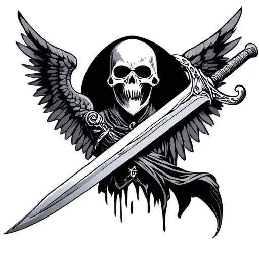 Grim Reaper Sword Wings