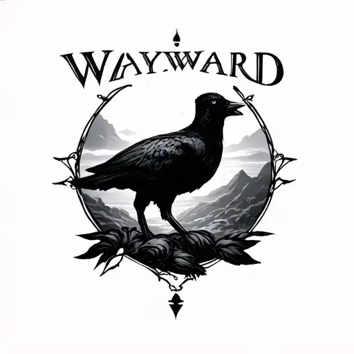 Can You Generate A Tattoo Idea Inspired By The Meaning Of The Word Wayward
