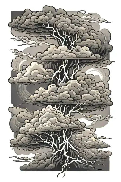 Thunder Clouds Black