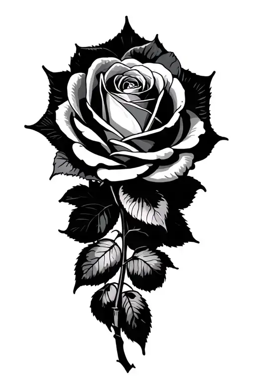 Romeo And Juliet Rose Light And Dark