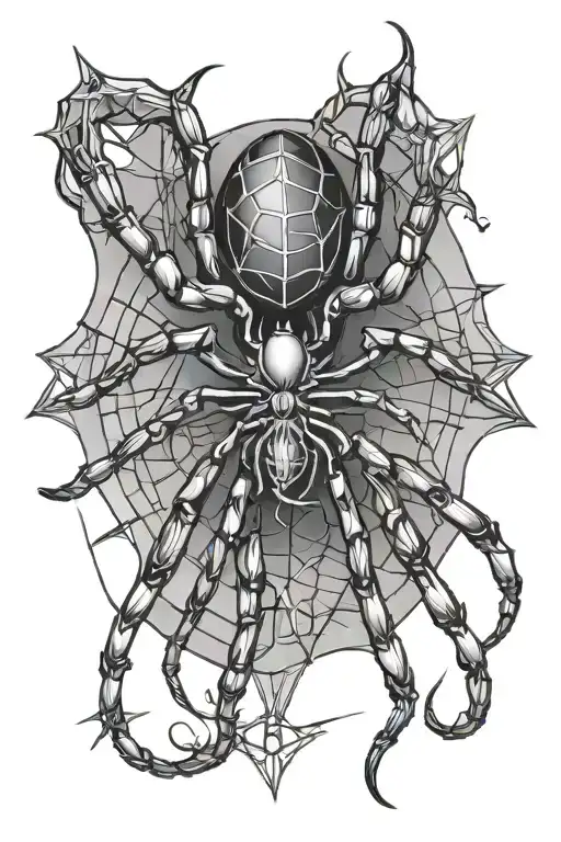 Spider With A Star Sign